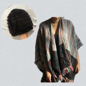 Bundle for Lovecrane - Fur Hat & Poncho